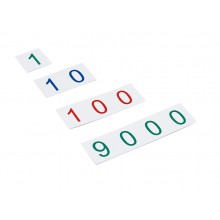 Kleine Zahlenkarten 1-9000: Kunststoff