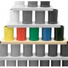 Lišta s 5 farebnými stojanmi na farbičky