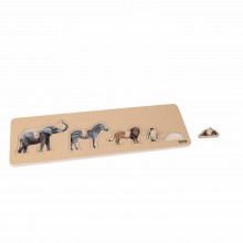 Holz-Puzzle - 5 Wildtiere
