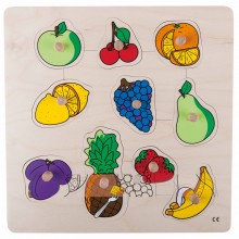Holz-Puzzle - Früchte
