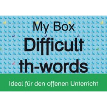 My Box – Englischlade - Difficult th­-words