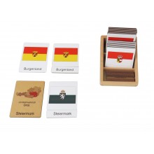 Österreich - Länderflaggen - Klassifikationskarten - Deutsch