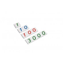 Zahlenkarten kleine 1-3000 (Kunststoff)