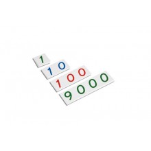 Zahlenkarten kleine 1-9000 (Kunststoff)