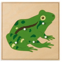 Zvieracie puzzle: žaba