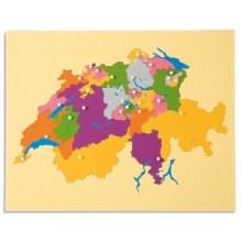 Puzzlekarte Schweiz