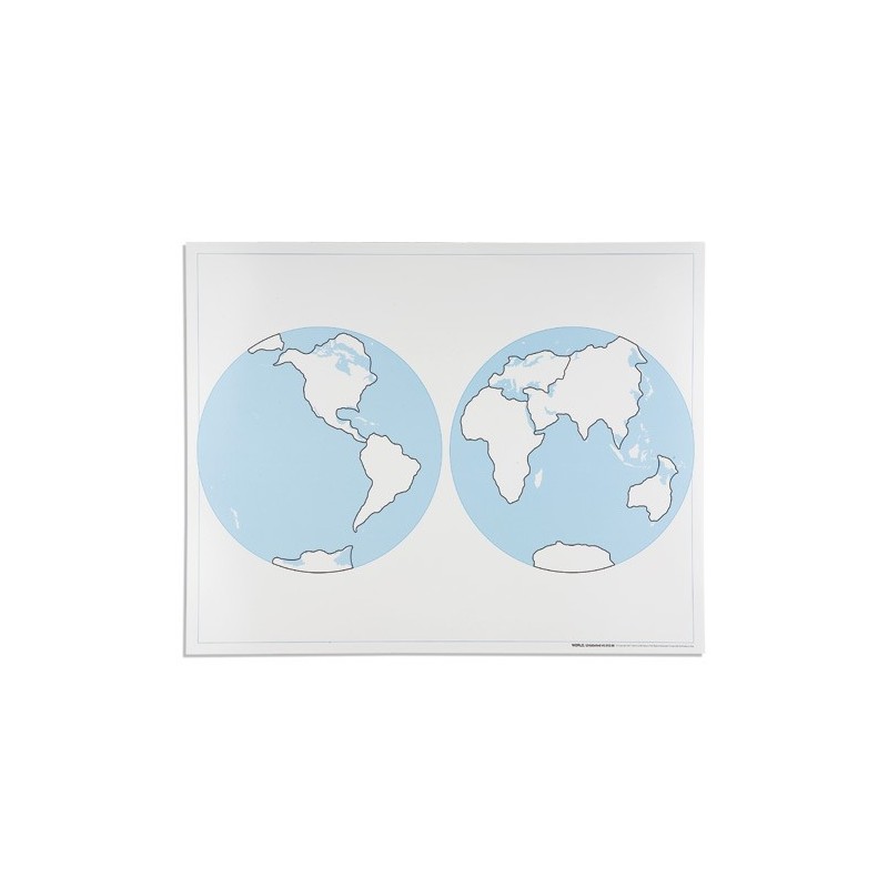 World control map: labeled