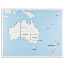 Australia Controll Map: Labeled