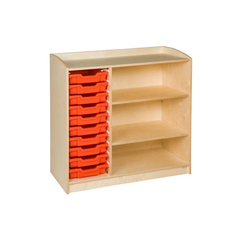Schrank mit 10 Schubladen (101 cm)
