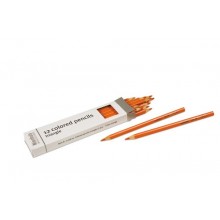 Trojuholníkové farebné ceruzky: oranžové (12)