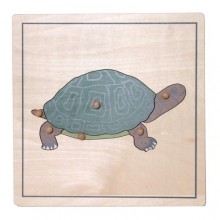 Tierpuzzle - Schildkröte